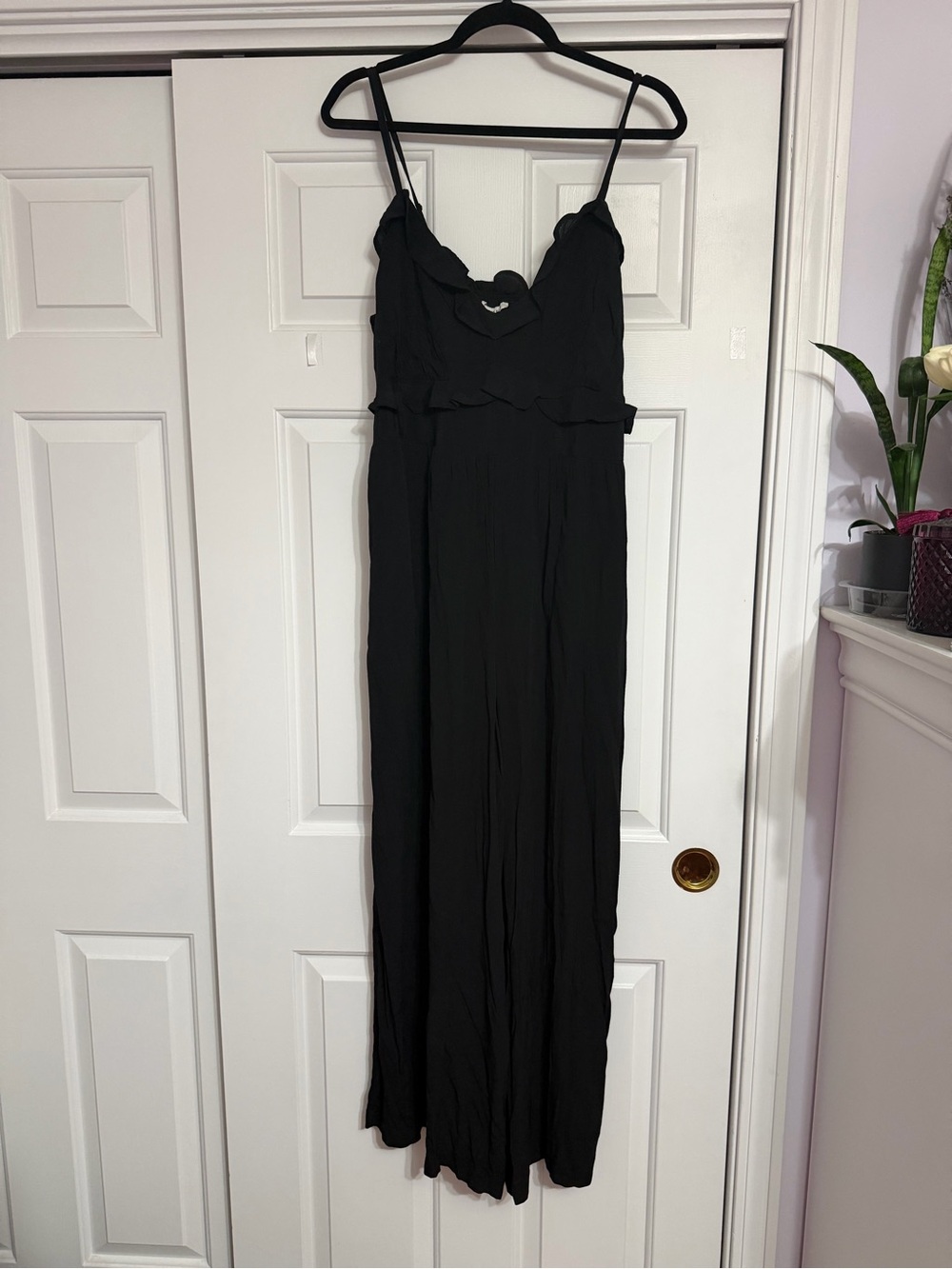 American Eagle Outfitters Black Strappy Jumpsuit